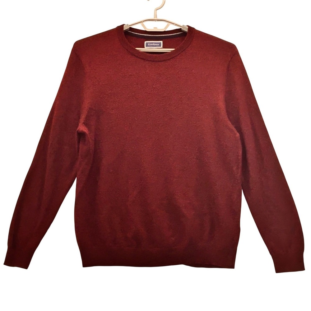 Club‎ Room Merino Sweater Maroon XL